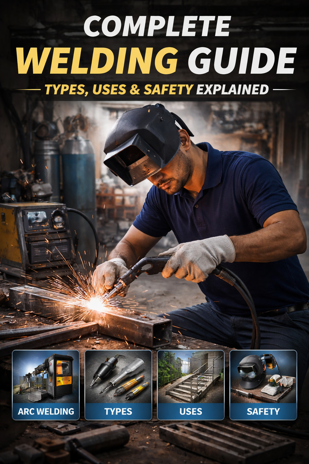Complete Welding Guide – Types, Uses & Safety Explained (2026)